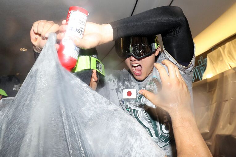 大谷の“仕返し”　©JIJI PRESS