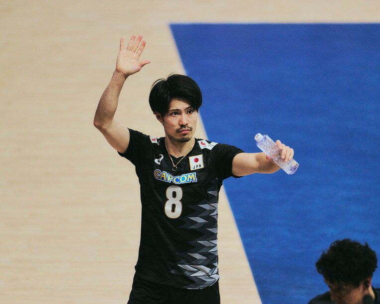 関田誠大（VNLスロベニア戦）©︎Yuki Suenaga