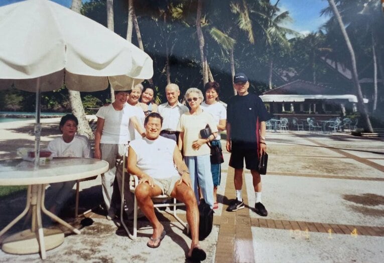 家族とパラオへ旅行※複写　©Hiroaki Sawada