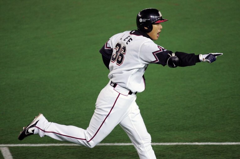 イ・スンヨプ／ロッテ ／ photograph by Tamon Matsuzono