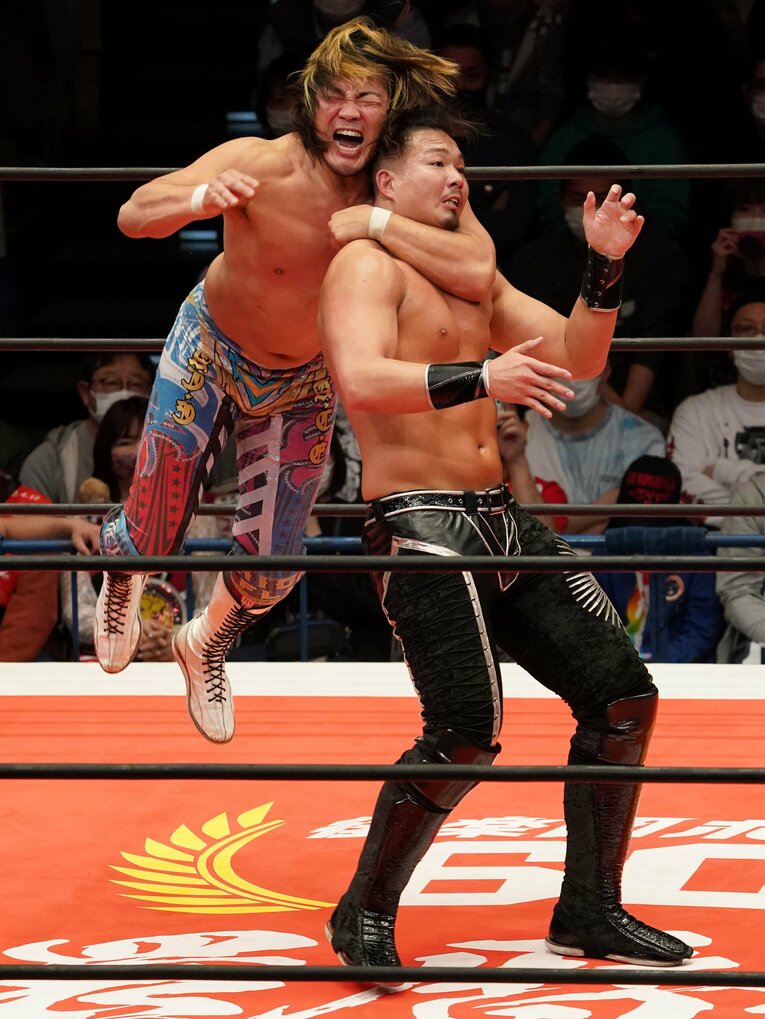 棚橋弘至（新日本）とジェイク・リー（全日本）はタッグ戦ながらこれが初対決