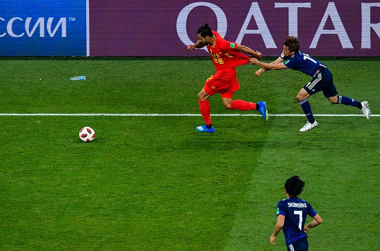 日本サッカー史に刻まれた激闘。ベルギー戦を写真で振り返る。(10) ／ photograph by Takuya Sugiyama/JMPA