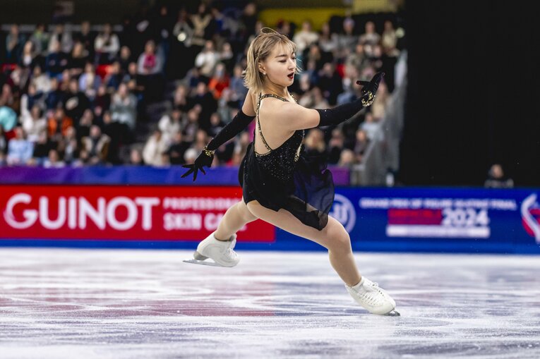 フリーは全部のジャンプを降りたが思ったほど得点が伸びず…　©︎Getty Images