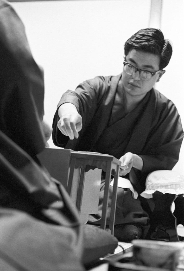 若き日の中原誠 ／ photograph by BUNGEISHUNJU