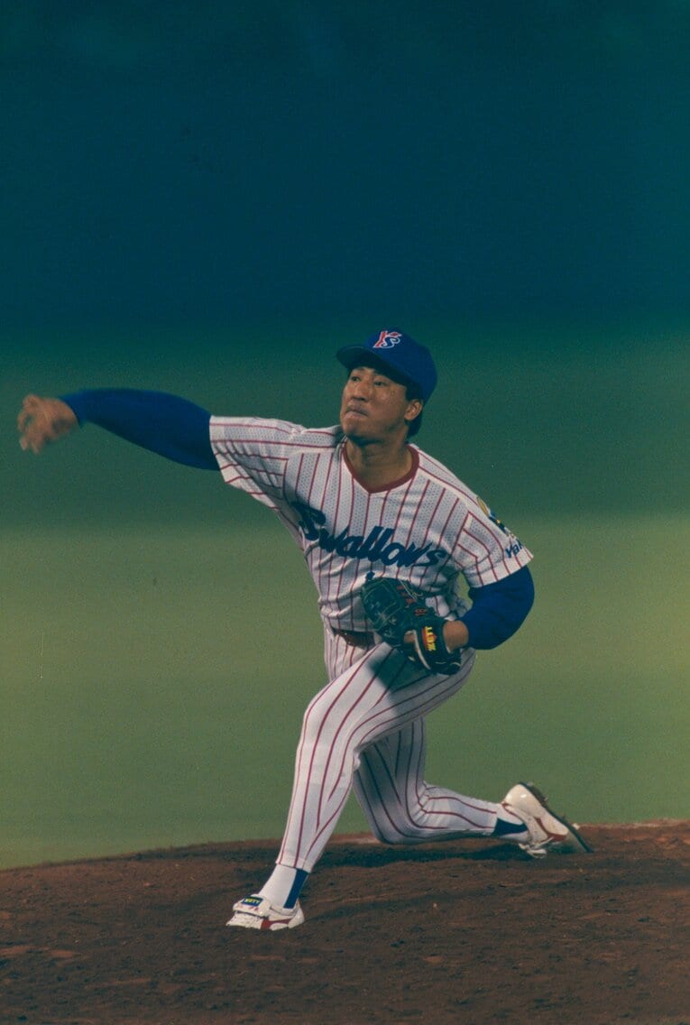 1985年ドラフト1位の伊東昭光。88年にクローザーとして18勝を挙げ、史上初の「オール救援、規定投球回数未達」での最多勝という珍しい記録を樹立　©Hideki Sugiyama