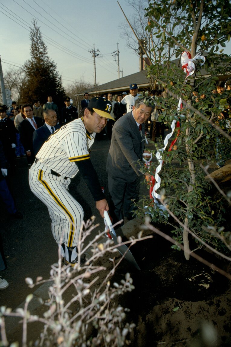 「江夏豊たった一人の引退式」　©BUNGEISHUNJU