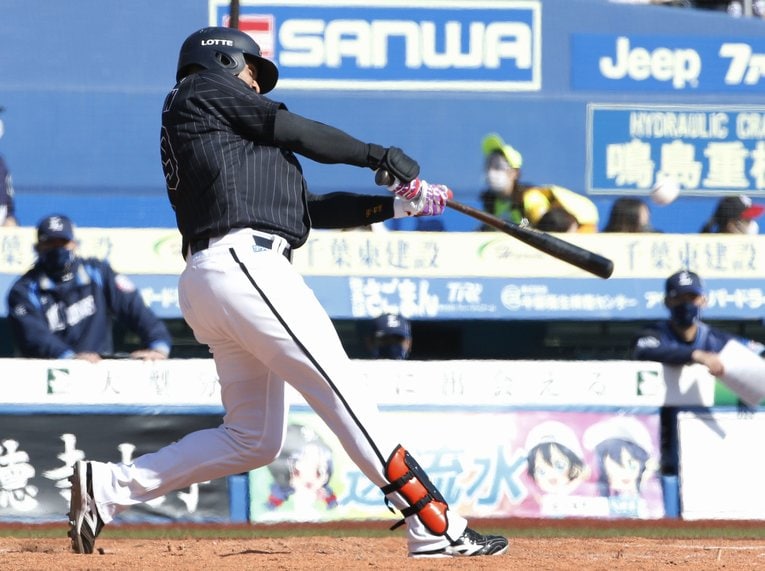 2打席連続本塁打を放ったマーティン©Kyodo News