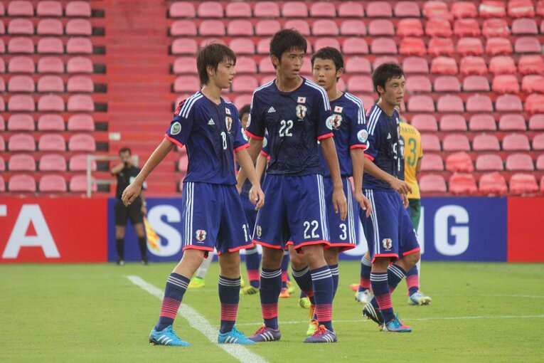 高校1年生の田中碧（U-16アジア選手権予選）　©︎Takahito Ando
