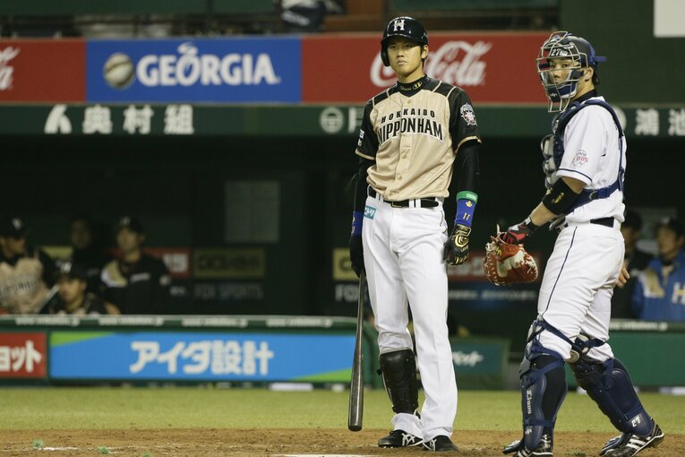 プロ1年目（2013年）の大谷翔平　©BUNGEISHUNJU