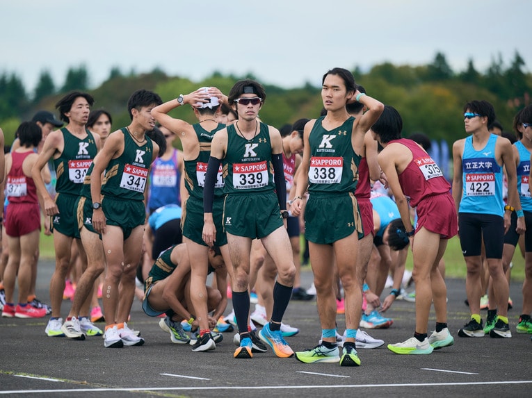 今季の箱根駅伝予選会では31位に終わった関東学院大。かつての強豪校もリクルーティング事情は苦しいという　©Yuki Suenaga