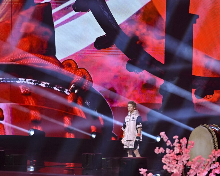 井上尚弥の入場シーン　©Hiroaki Finito Yamaguchi