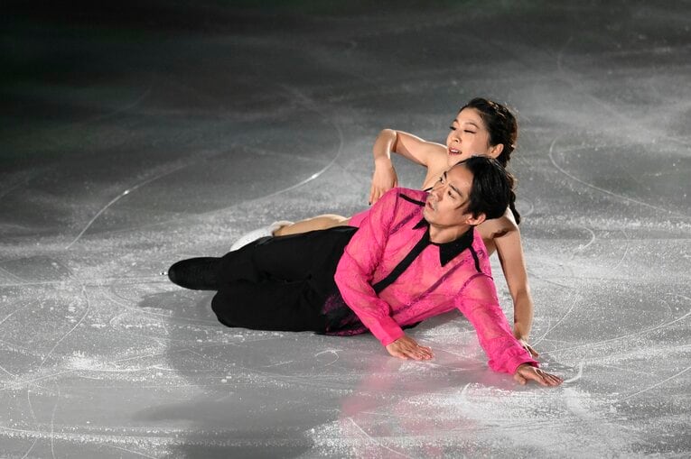 メダリスト・オン・アイスでのエキシビションプログラム「love　goes」　©Asami Enomoto