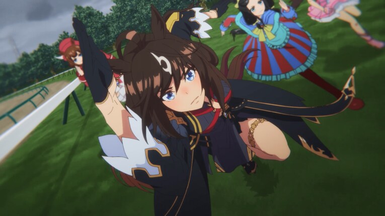 ドゥラメンテの登場シーン　©2023 アニメ「ウマ娘 プリティーダービー Season 3」製作委員会