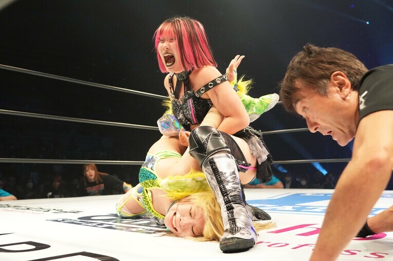 羽南をハイドレンジアで攻める　©Essei Hara