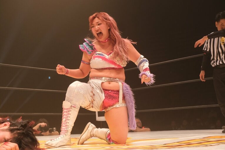 マリーゴールドの人気女子レスラー・後藤智香　©Norihiro Hashimoto