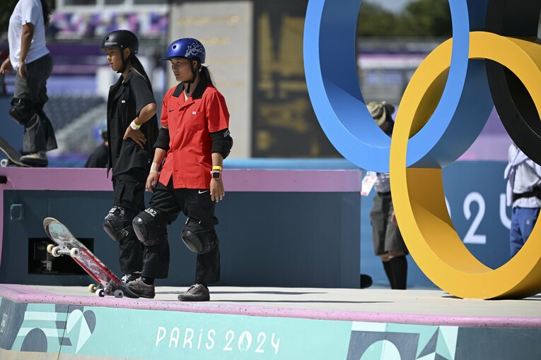 東京五輪金メダリストの四十住だったが、ケガの影響もありパリでは予選落ちに終わった　©Asami Enomoto/JMPA