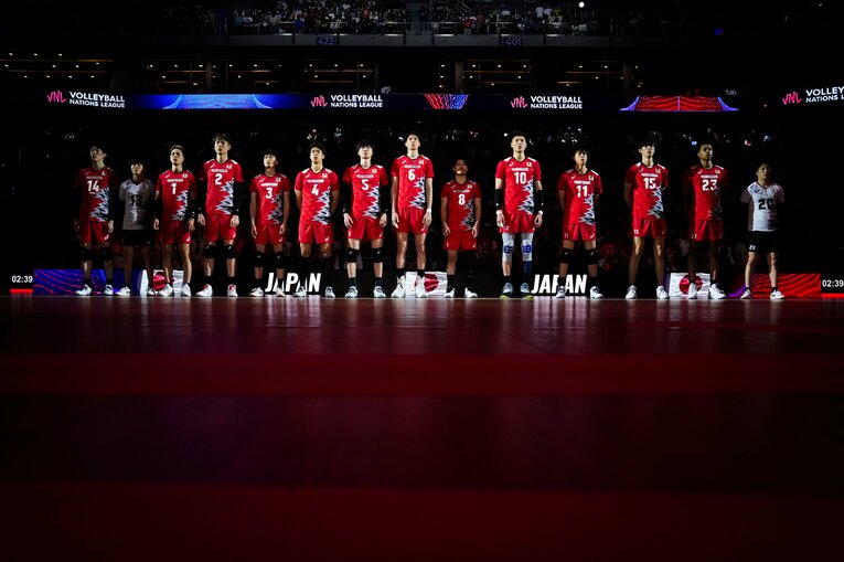 VNLオランダ戦　©︎Volleyball World