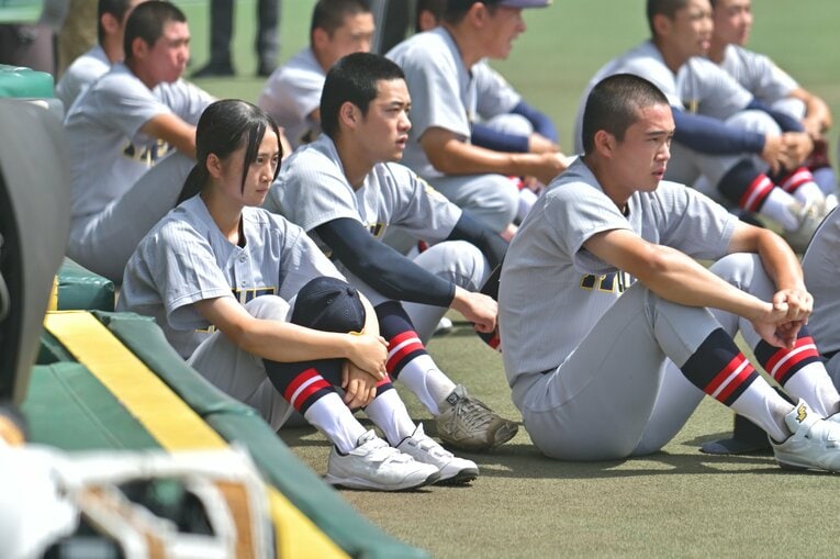 試合後の星よつはさん　©Hideki Sugiyama
