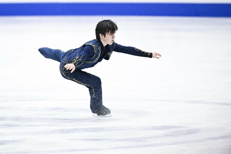 2022年世界選手権で優勝した宇野昌磨　©︎Asami Enomoto