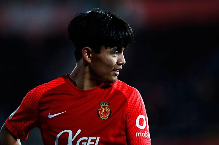 記録はオウンゴールになったものの、久保の一撃でマジョルカが強豪アスレティック・ビルバオから勝ち点3を奪ったのは確かだ ／ photograph by Daisuke Nakashima