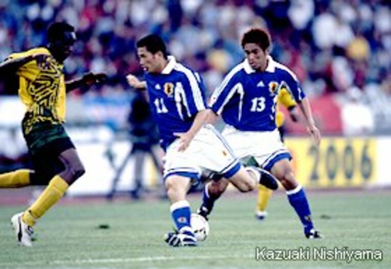 '00年ハッサン2世杯でのカズと柳沢