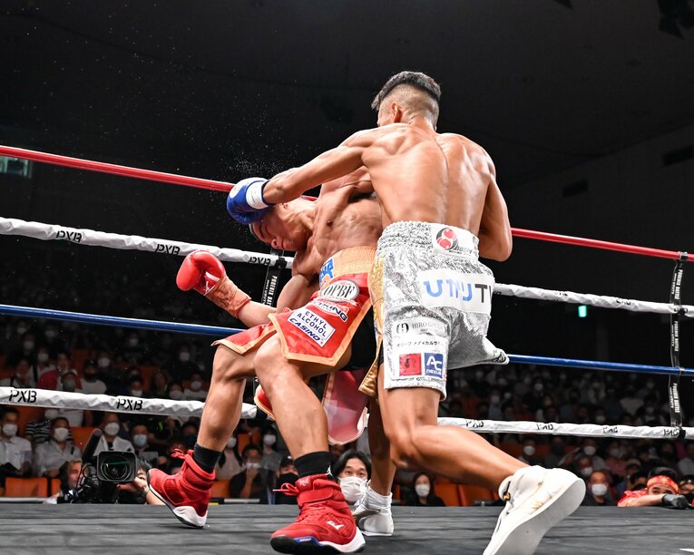 8月26日に行われた東洋太平洋Sバンタム級タイトルマッチ　©Hiroaki Yamaguchi/AFLO