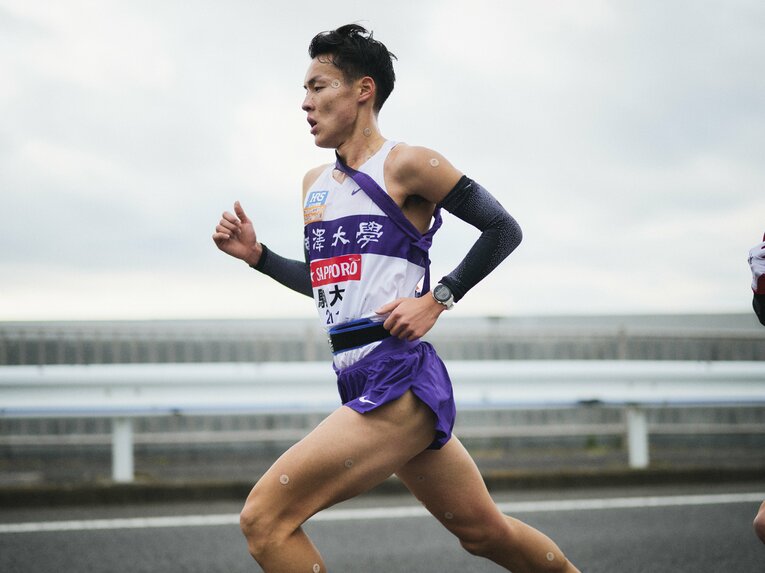 7区で区間新記録を樹立した佐藤圭汰　©Yuki Suenaga