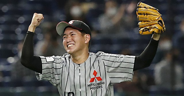 プロ野球公式戦で使用】ヤクルトスワローズ 古田敦也選手折れた