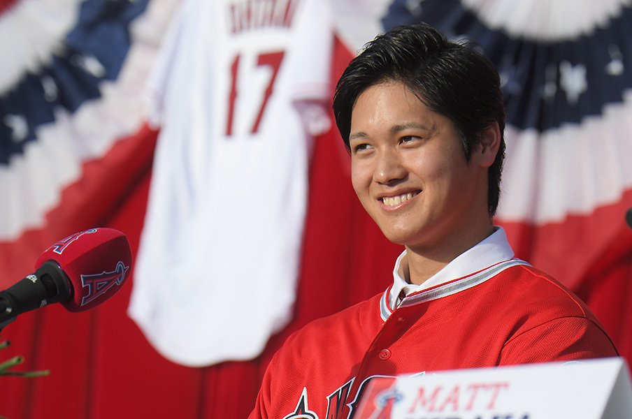 大谷翔平とエンジェルスの陣容。エースの可能性大、打者でも……。<Number Web> photograph by AFLO