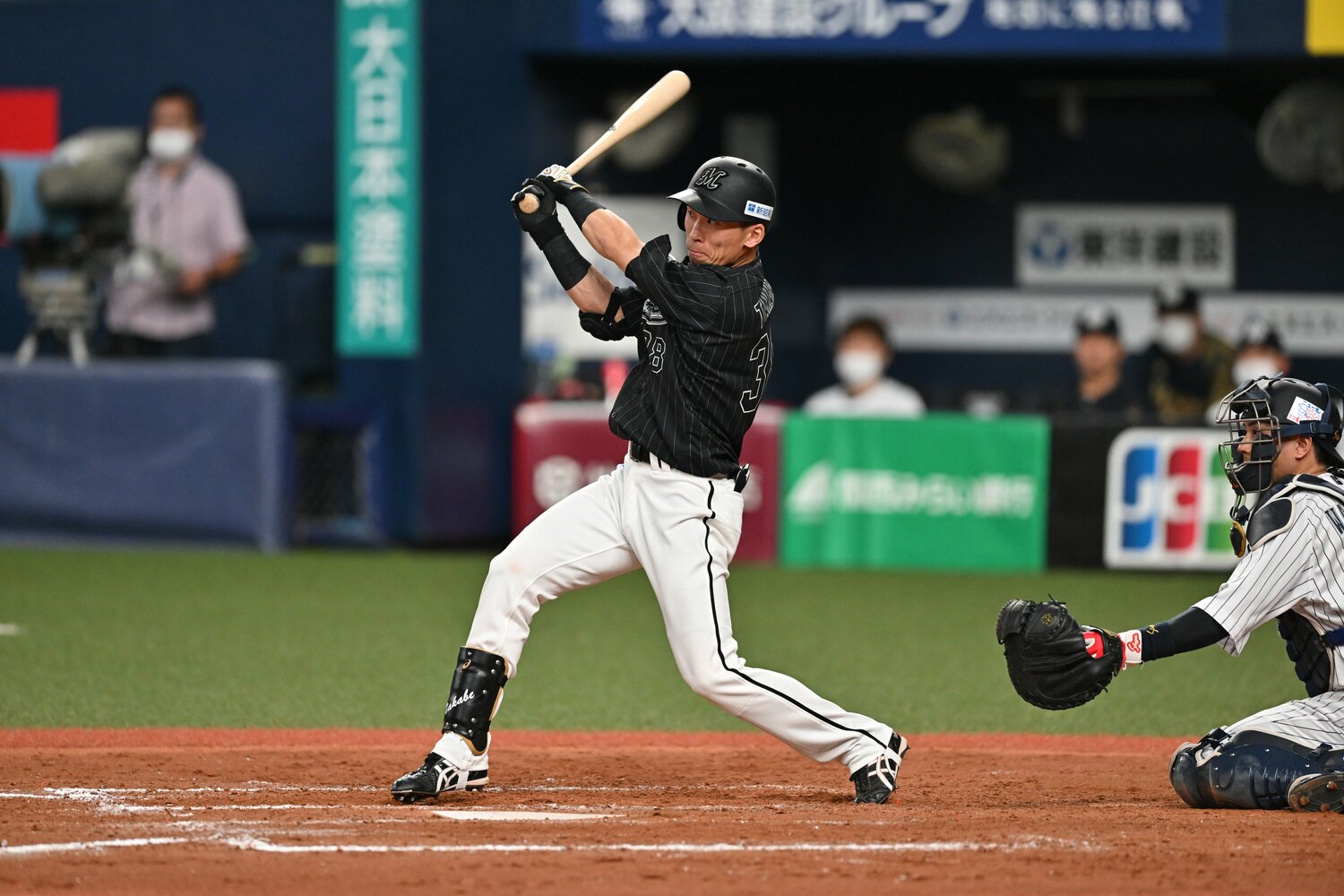 昨年の盗塁王・ロッテ高部　©Hideki Sugiyama