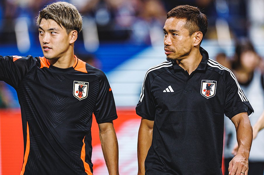 W杯アジア最終予選スタートの2試合で長友佑都に出番はなかったが、酷暑のバーレーン戦で“陰のMVP”と言っても過言ではない働きを見せた ©Kiichi Matsumoto