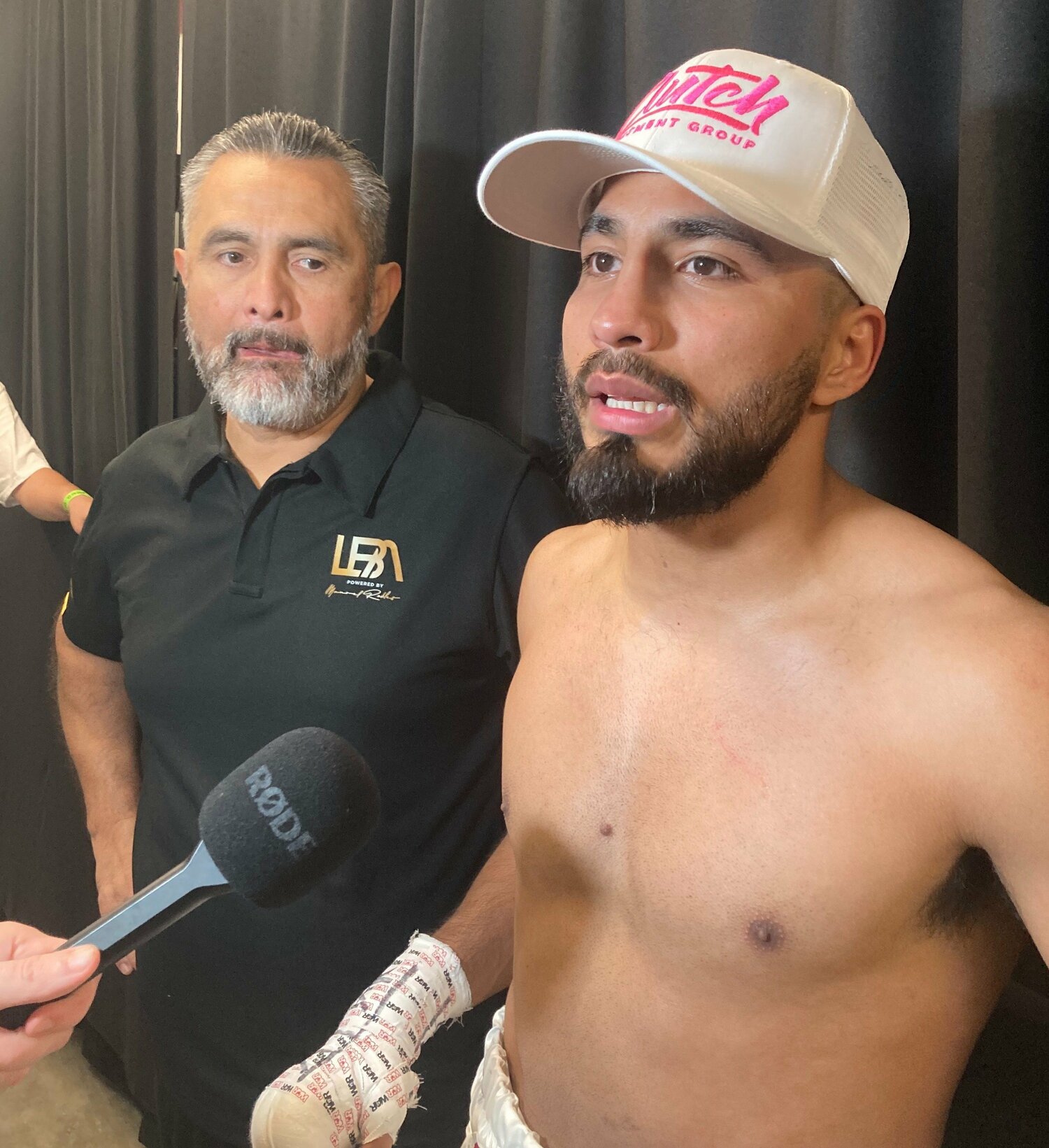 試合後のメディア対応では、充実ぶりが窺えるコメントを残したラモン・カルデナス（筆者撮影）