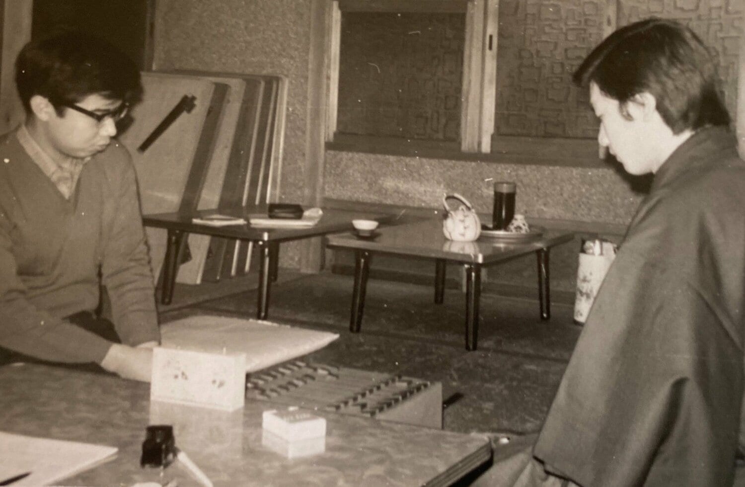 東西決戦の対局光景 ©Noboru Tamaru