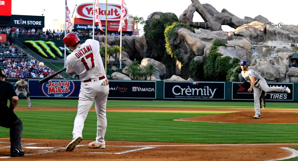 2023年の大谷vsカーショー　©Getty Images