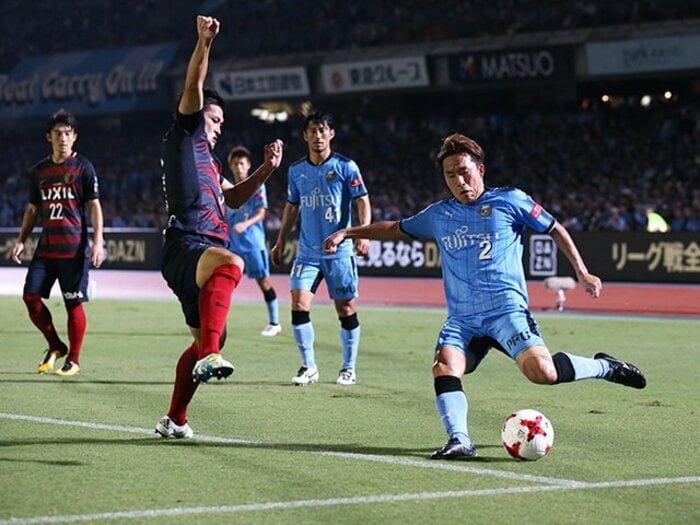 川崎にスーパーサブ登里享平あり!鉄板攻撃陣に万能型のアクセント。<Number Web> photograph by J.LEAGUE PHOTOS