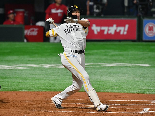 SoftBank Hawks ミズノプロジャケット 背番号3 松中信彦 松中信彦が