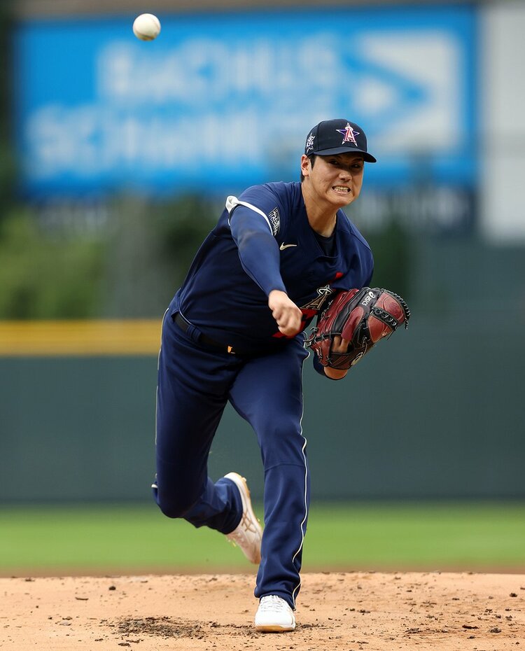 男女共に人気]2021年MVP大谷翔平 ４勝利目 実投球 7月6日 - 記念グッズ