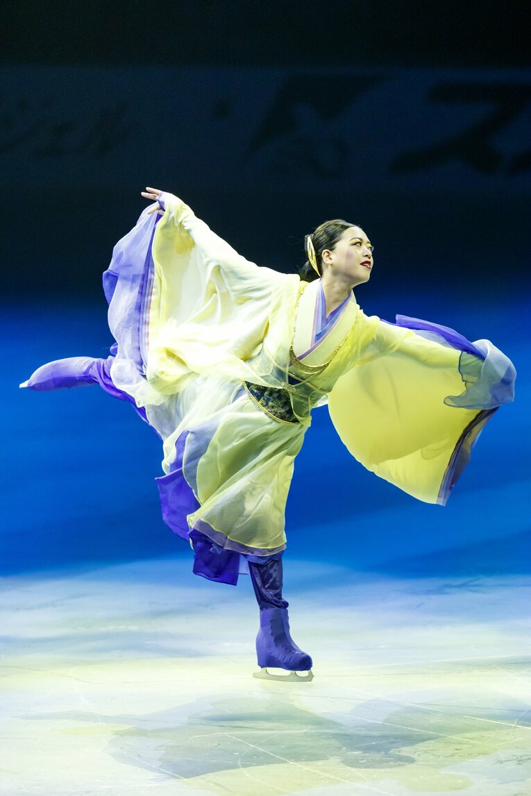 2020年のスケート舞台『氷艶２０１９－月光かりの如く』に登場した際の鈴木明子