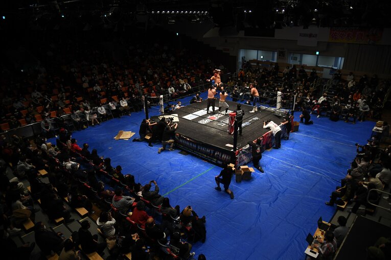 FREEDOMS開催時の後楽園ホールの様子