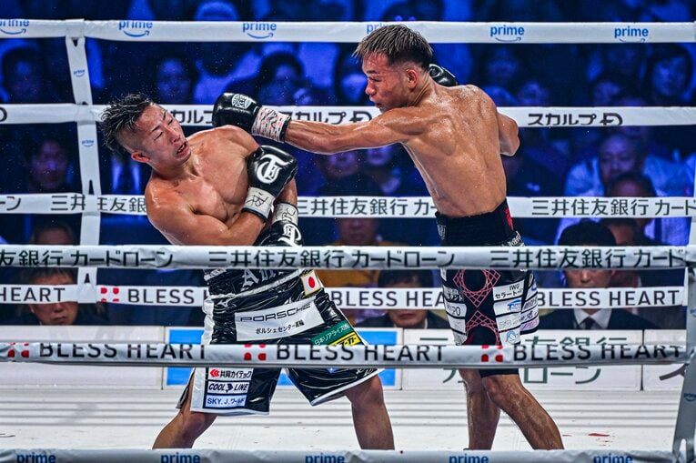 井上拓真vs.堤聖也（WBA世界バンタム級タイトルマッチ）©Takuya Sugiyama