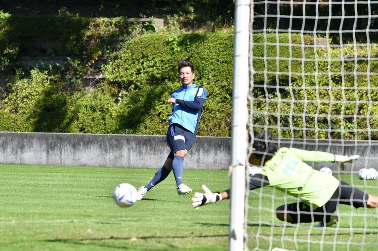 ヴァンフォーレ甲府の練習風景　©2022VFK