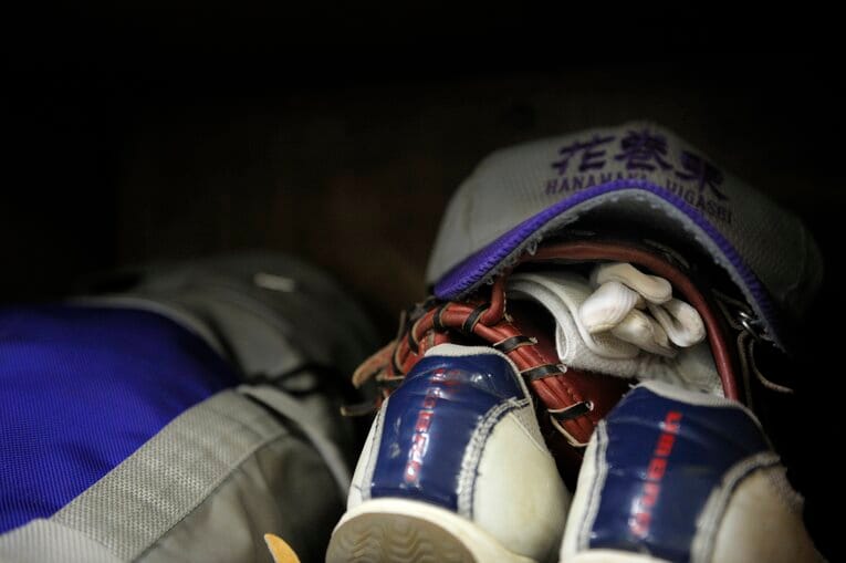 花巻東高校探訪（2010年撮影）選手ロッカー©Asami Enomoto