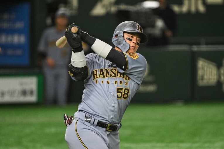 阪神・前川右京　©︎Nanae Suzuki