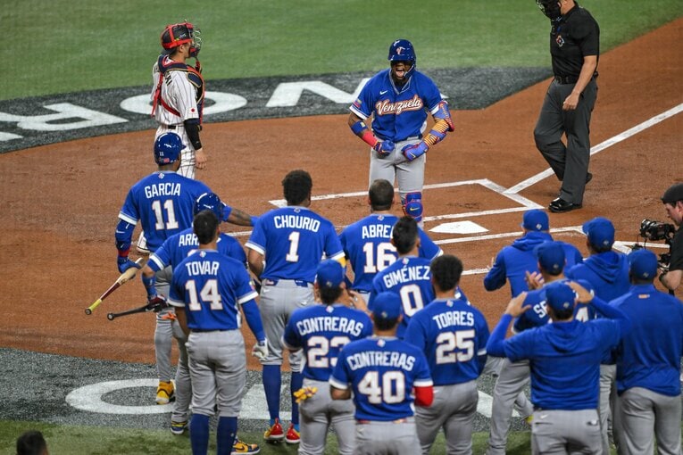 一発だけでなく、緻密に一体感のある野球を見せたベネズエラ代表　©Nanae Suzuki