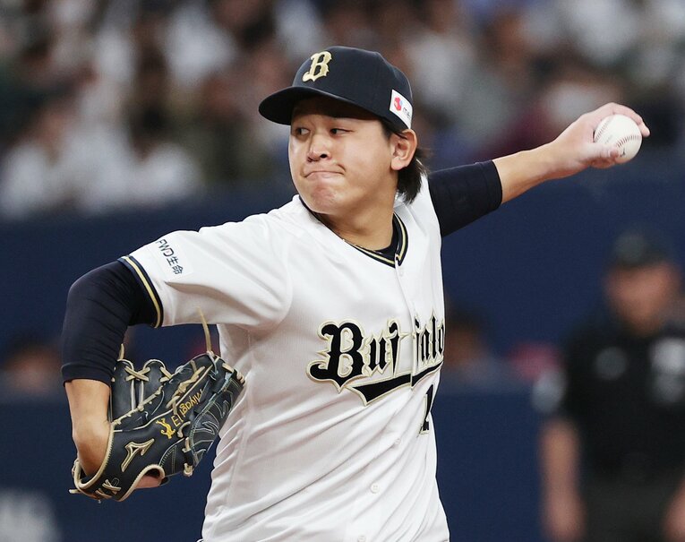 「佐々木朗希世代」でも実績ナンバーワンのオリックス・宮城大弥には大いに刺激を受けているという　©︎JIJI PRESS