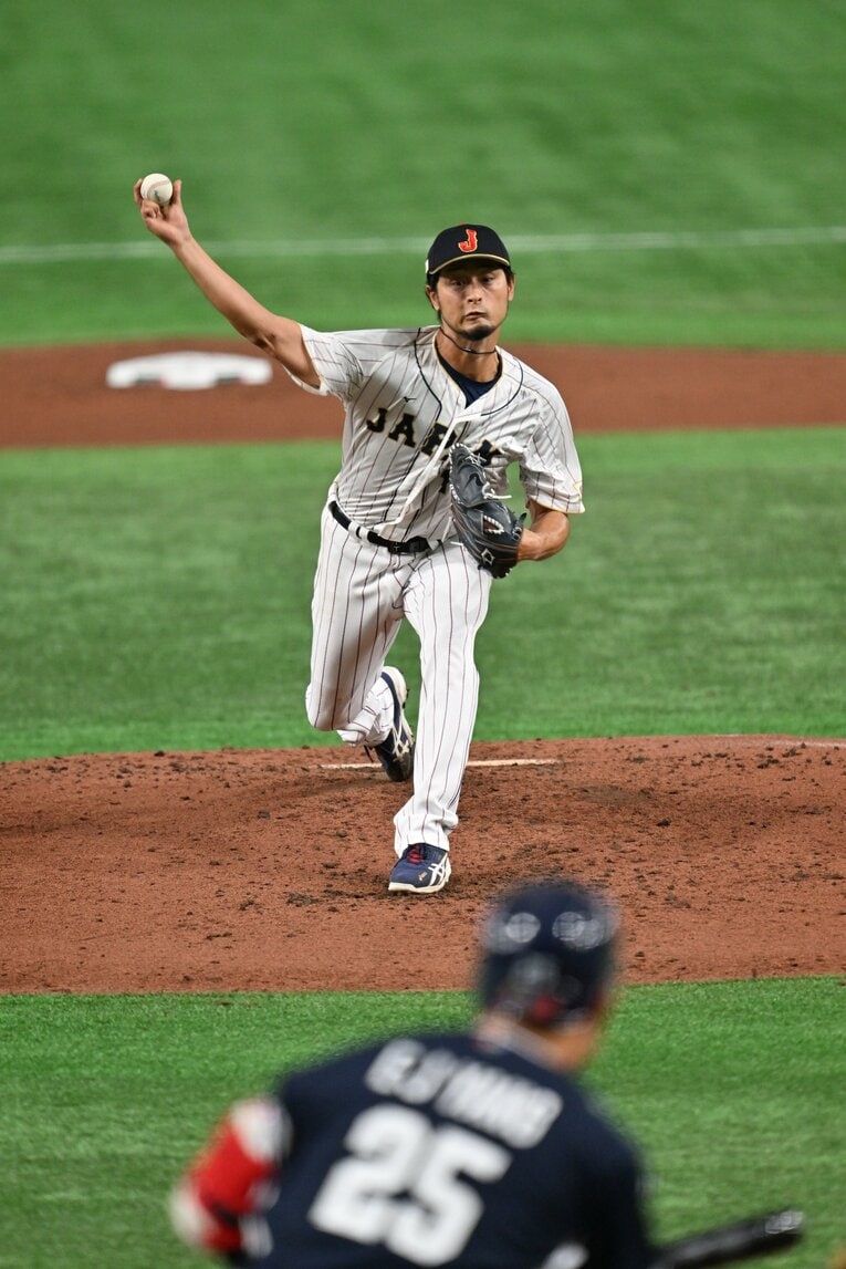 WBC韓国戦のダルビッシュの投球　©︎Naoya Sanuki