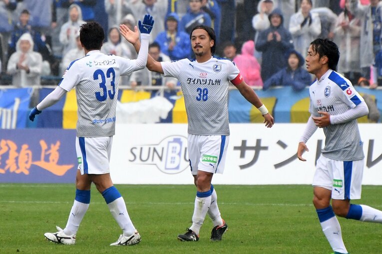 2018年のトリニータ　©Etsuo Hara/Getty Images