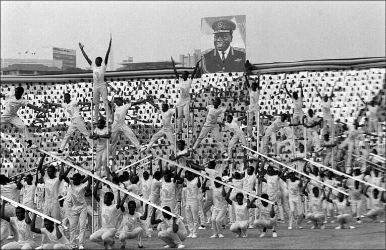 猪木と対戦寸前だった、ウガンダのアミン大統領　©Getty Images