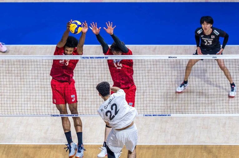 バレーボール世界選手権・リビア戦　©︎Volleyball World