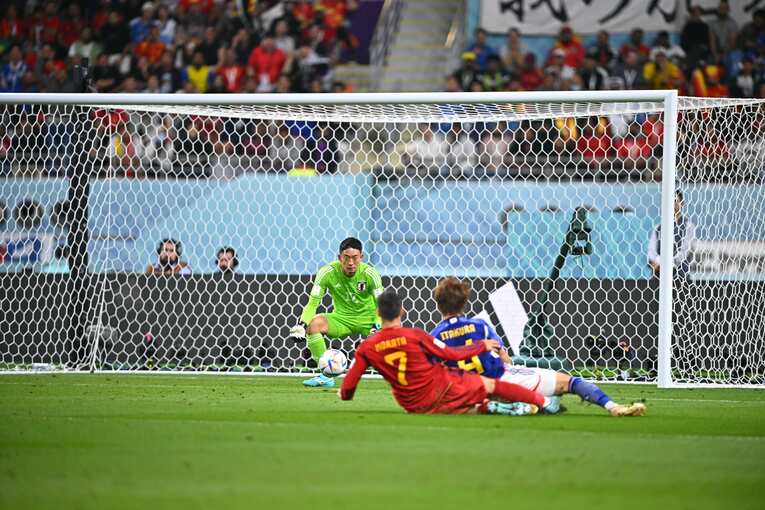 スペイン戦　©Takuya Kaneko／JMPA